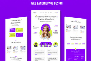 Landing Page Template, a Landing Page Template by MightyDesign