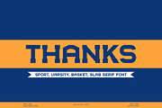 Basket Venpra - Sport Varsity Font, a Slab Serif Font by QR Design Studio (Thumbnail 7 of 7)