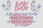 Rooster Doodle - Display Font, a Handwritten Font by Bayuktx (Thumbnail 8 of 8)