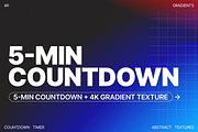 Liquid Gradient II (5-min Timer), a Background Graphic by JD Designs (Thumbnail 1 of 3)