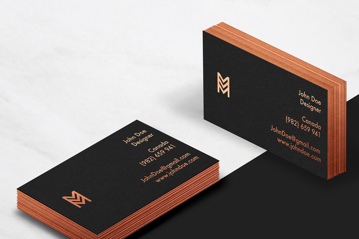 Elegant Business Card mockup, a Print Template by GraphicDash (Photo 5 of 5)