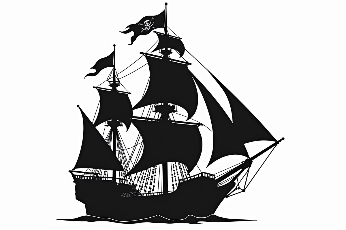 Vintage Sailing Ship Vector Pack, an Illustration by Creativeshirt (Photo 7 of 9)