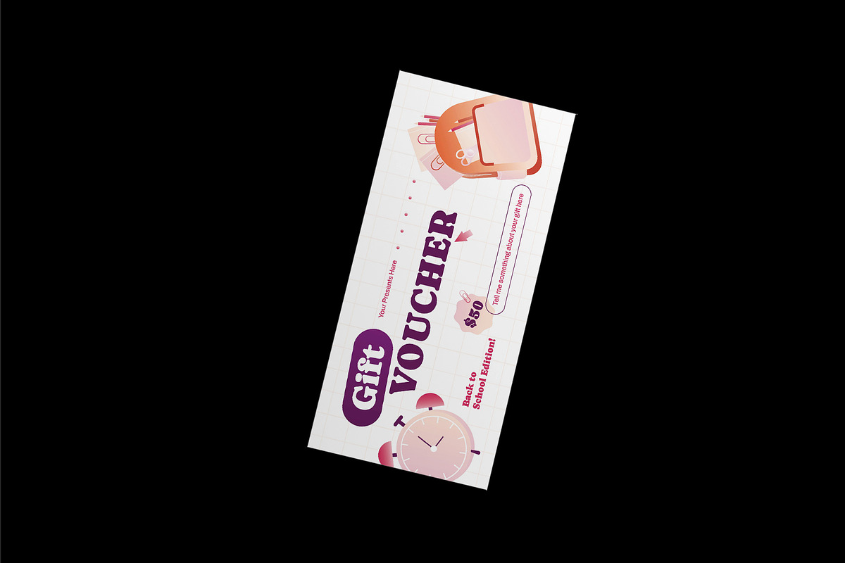 Modern Back to School Voucher preview 2