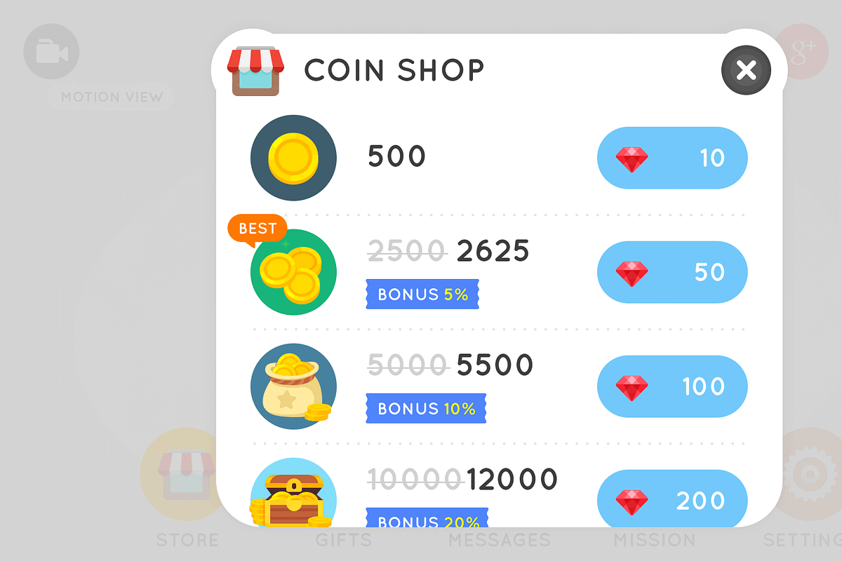 GUI - Simple Round, an UI Kit Template by LAYERLAB (Photo 10 of 26)