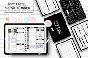 Black And White Digital Planner, a Stationery Template by Tas Creative Studio (Thumbnail 2 of 8)