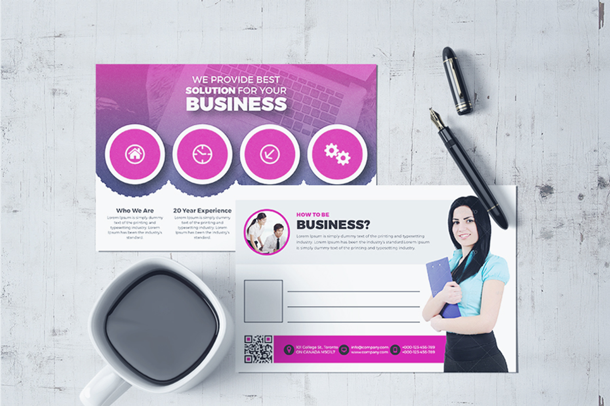 Post Card 33, a Marketing Template by Design'sTRIBE (Photo 2 of 4)