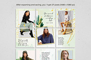 Fresh - Instagram Puzzle Feed, a Social Media Template by Plan B (Thumbnail 5 of 6)
