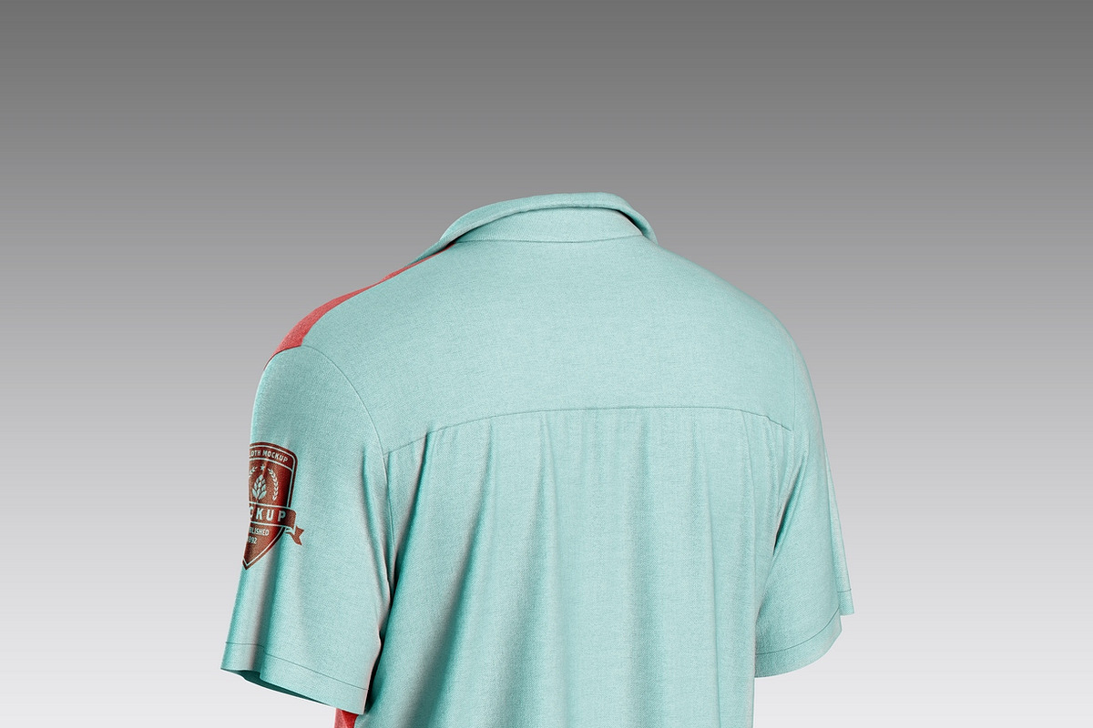 Hawaiian Short Sleeve Shirt Mockup, a Product Mockup by OneVectorStock (Photo 9 of 13)