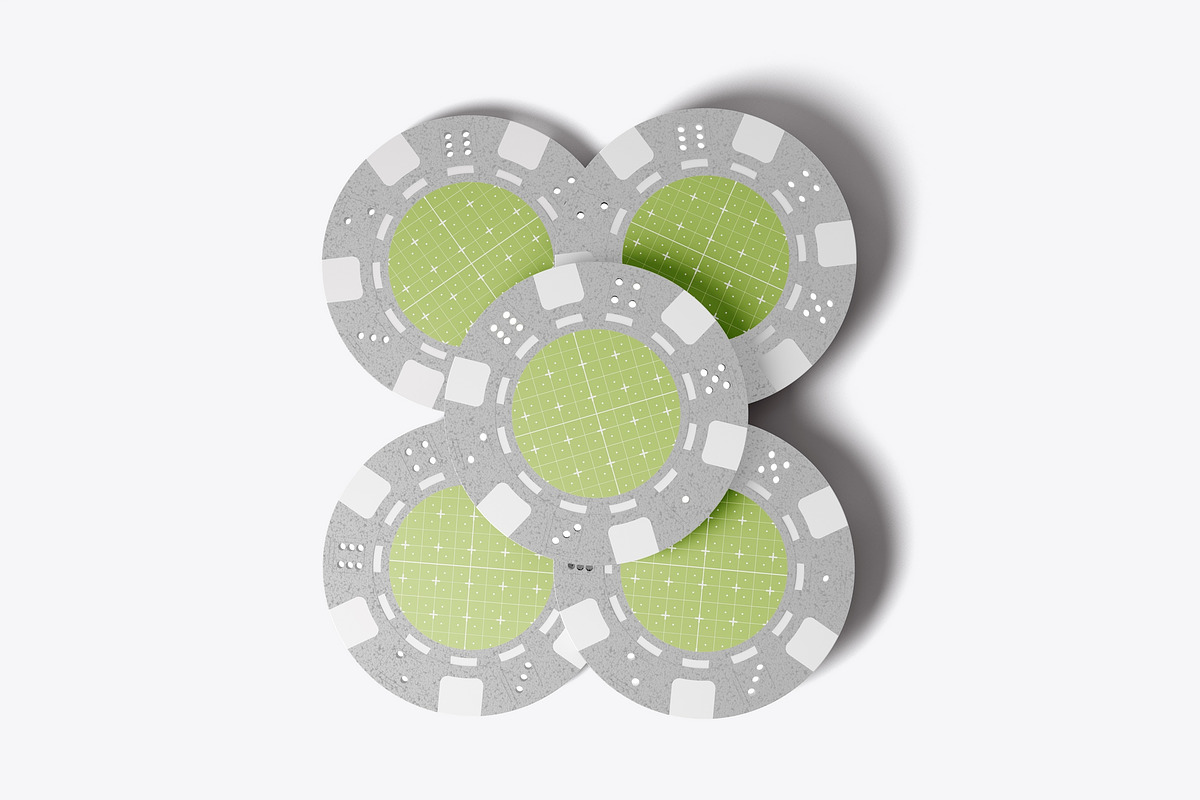 Set Casino Tokens Mockup, a Product Mockup by OneVectorStock (Photo 12 of 13)