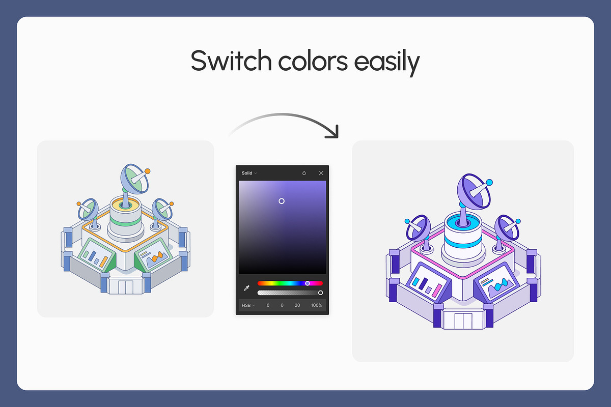 50 Web Development Illustrations, a Technology Illustration by Creative Stall (Photo 6 of 11)