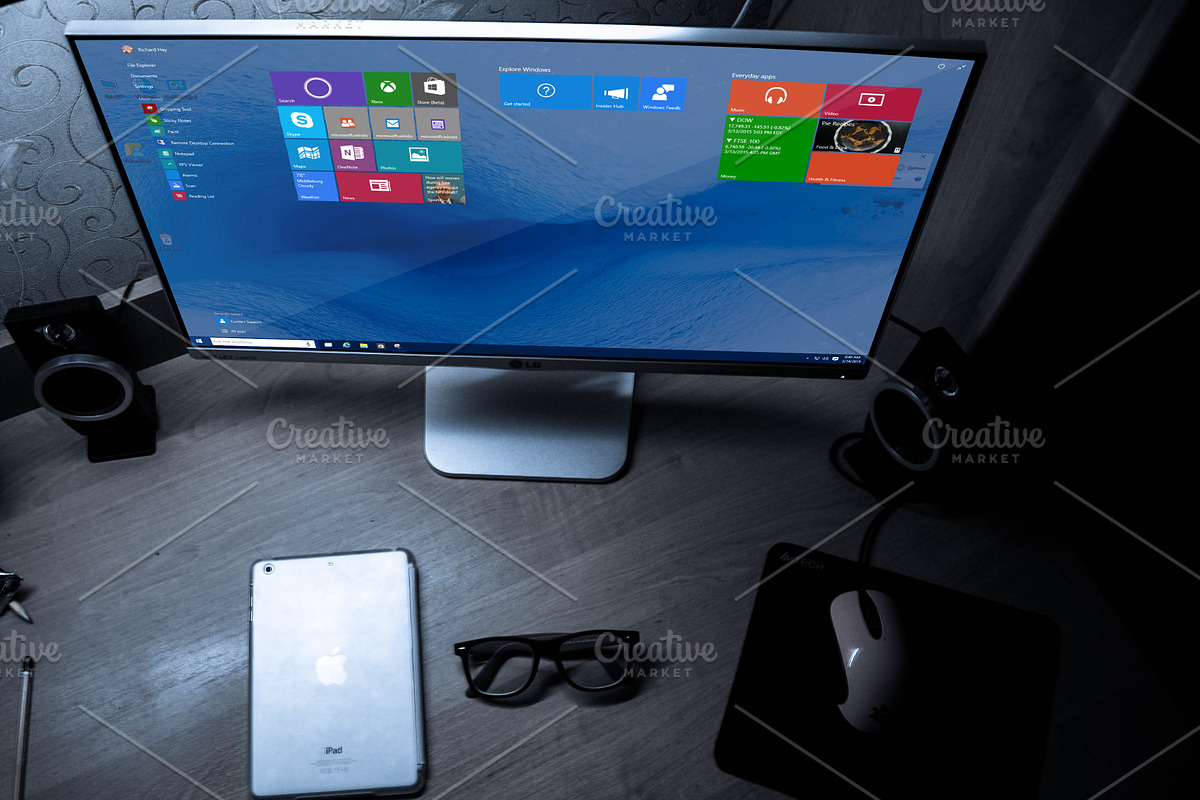 Desktop and iPad MockUp, an iPad Mockup by mwsart (Photo 1 of 3)