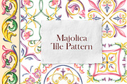 Majolica Tile Pattern, a Pattern Graphic by Rachel Art Studio (Thumbnail 1 of 10)