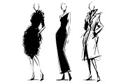 Abstract fashion models sketch, a Person Illustration by Sketching (Thumbnail 1 of 3)