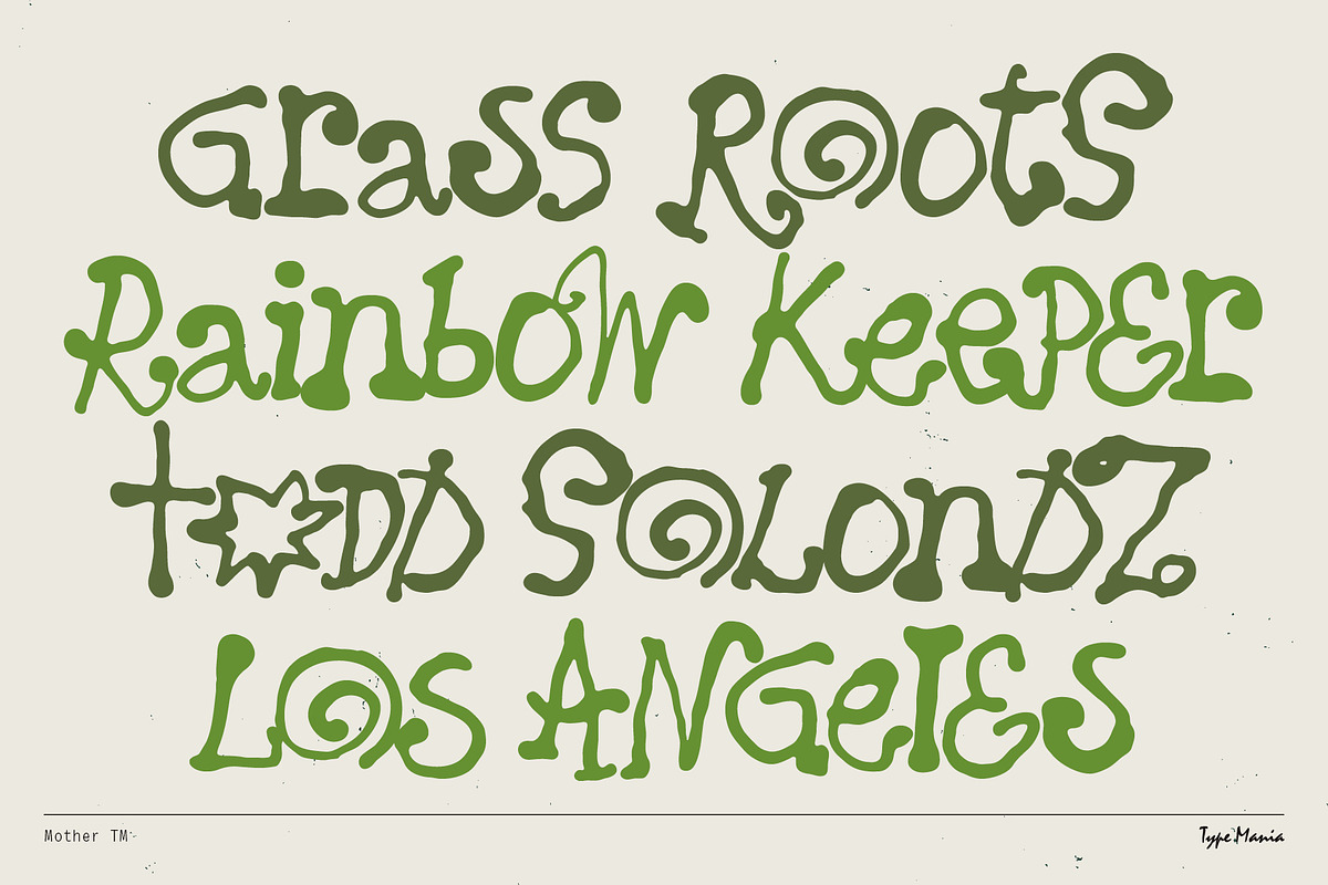 Mother TM – Hand-grown Dynamic Font, a Handwritten Font by Type Mania (Photo 8 of 10)