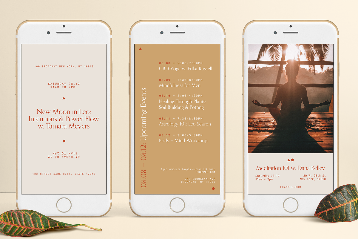 CALM Wellness Social Canva Pack, a Social Media Template by Providence Studio (Photo 6 of 7)