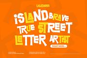 Morotai Hand-Lettered Display Font, a Sans Serif Font by Font De Rico (Thumbnail 4 of 6)