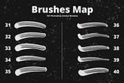 101 Photoshop Paint Stroke Brushes, a Brush Add-On by Graphicfresh (Thumbnail 7 of 14)