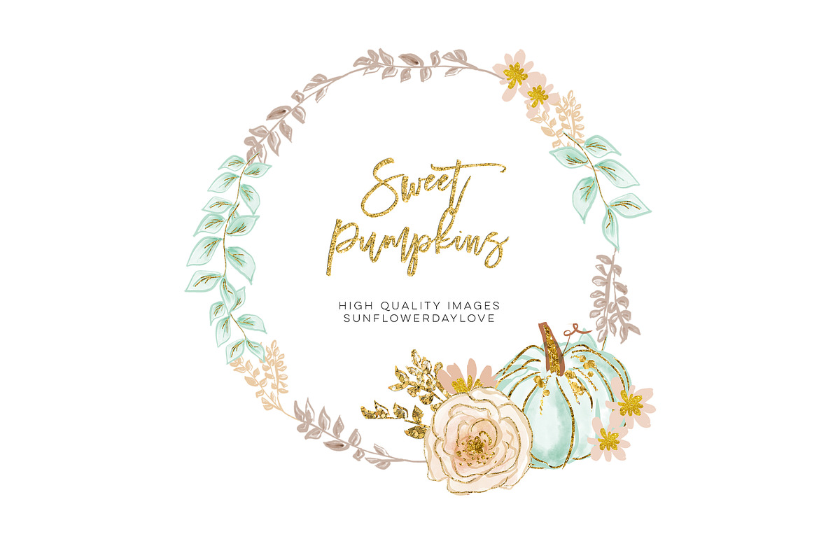 Pumpkin Clip Art, an Illustration by Sunflower Day Love (Photo 2 of 4)