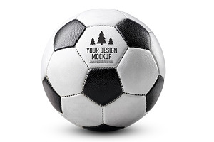 Soccer ball mockup, an Advertising Mockup by OSORIOartist