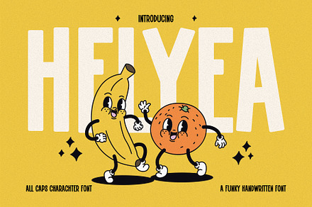 Helyea - Playful Font, a Handwritten Font by ariodsgn