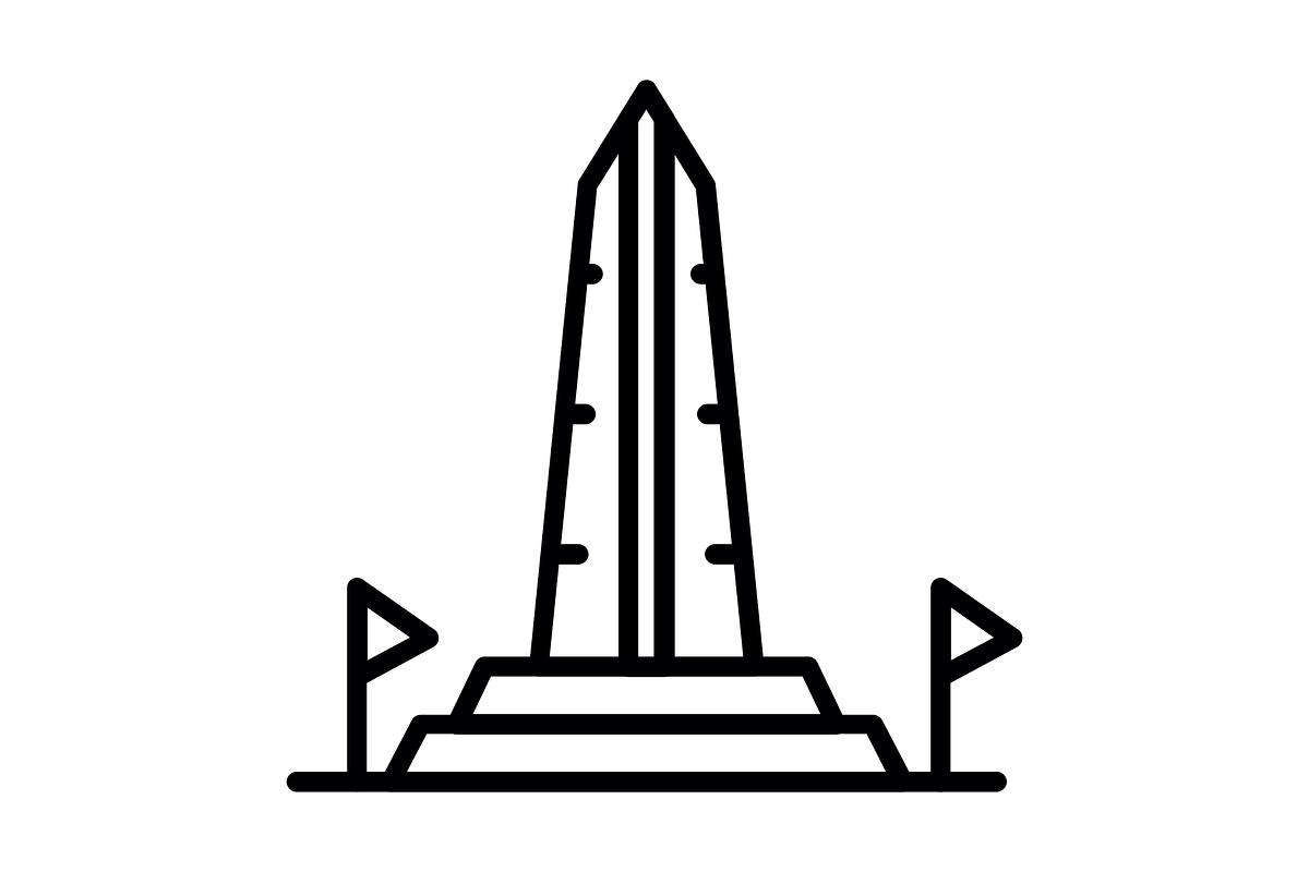 Washington Monument Line Icon, an Icon by Pexelpy (Photo 2 of 2)