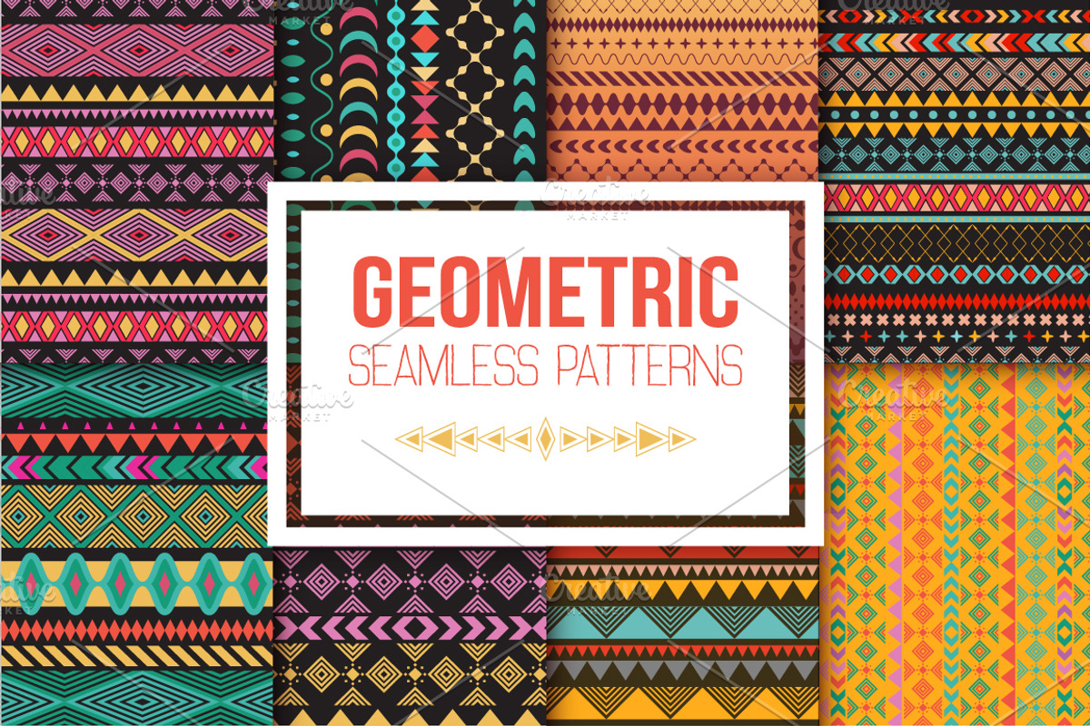 Boho stripes patterns - set 2, a Pattern Graphic by Markovka