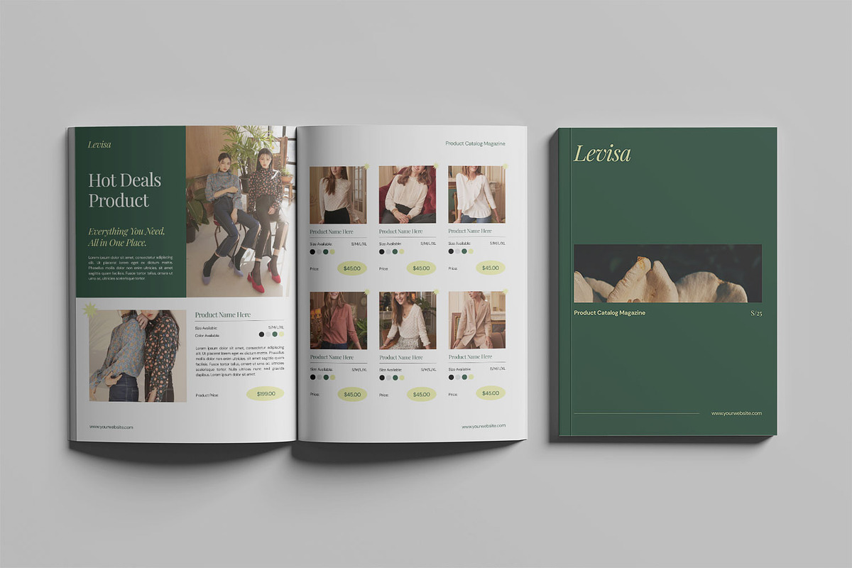 Fashion Product Catalog, a Magazine Template by Haps Space (Photo 2 of 8)