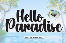 Hello Paradise | Script Font