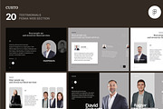 20 Figma Web Testimonial Section, an UI Kit Template by neuwebz (Thumbnail 3 of 4)