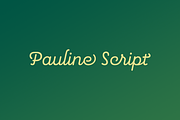 Pauline Script, a Script Font by insigne (Thumbnail 5 of 5)