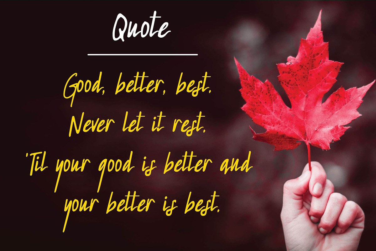 Redleaf Typeface preview 3