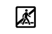 Pedestrian Crossing Safety Icon Set, an Icon by musafir_fashion (Thumbnail 6 of 13)
