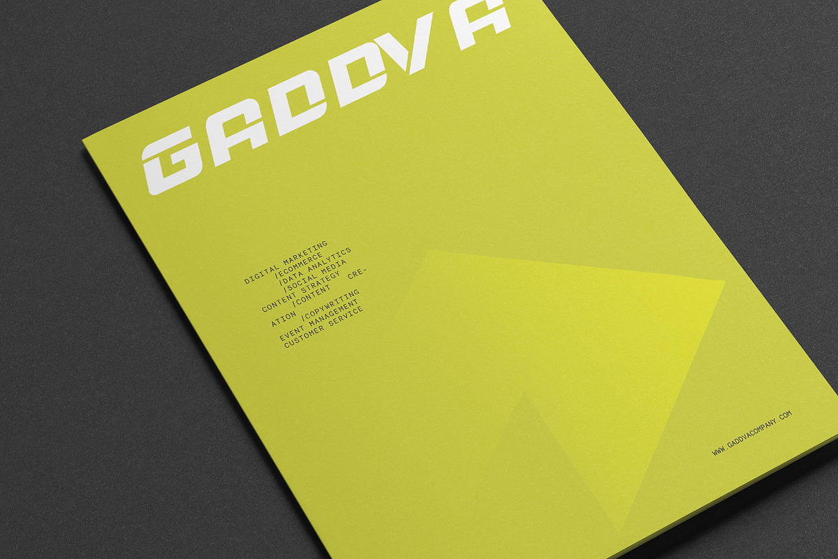 Gaddva Corporate Identity, a Stationery Template by UX-group (Photo 4 of 5)