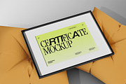 Certificate Mockup Pack, a Merchandise Mockup by Neermana (Thumbnail 9 of 9)