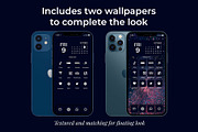 300 Dark Navy Minimal iOS Icon Pack, an Icon by A Good Design Studio (Thumbnail 3 of 5)