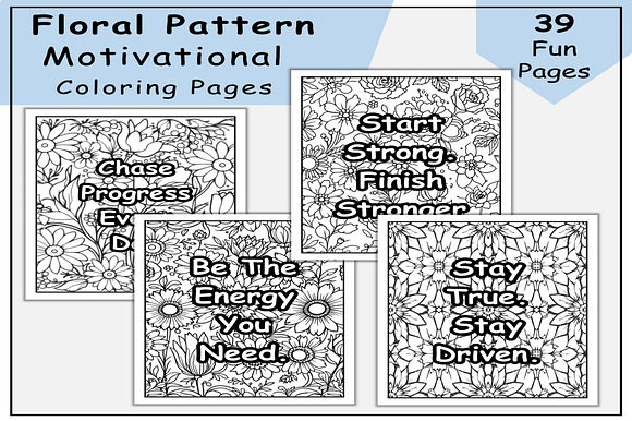 Motivational Quote Coloring Pages