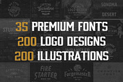 The Legendary Bundle, a Branding & Logo Template by Davide Bassu (Thumbnail 2 of 49)