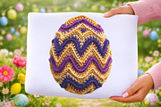 Easter Faux Crochet PNG Bundle, a Texture Illustration by RobertsArt (Thumbnail 8 of 9)