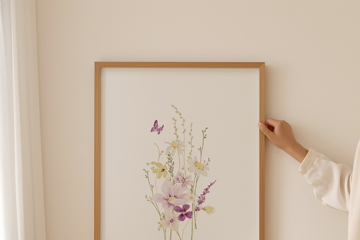 Watercolor Wildflower Garden, a Decorative Illustration by Altea Design Studio (Photo 15 of 18)