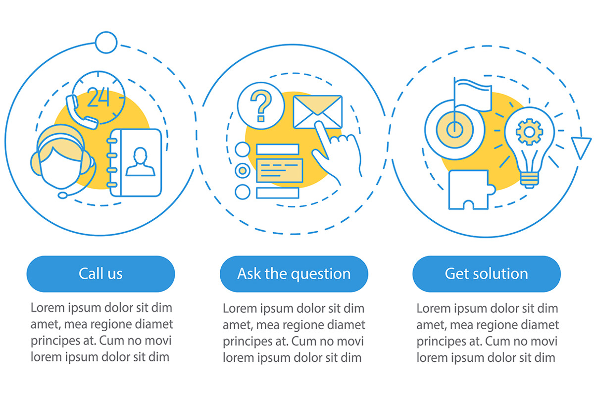 Call center vector infographic, a Templates & Theme by bsd studio ...