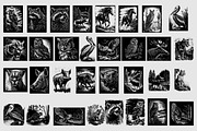 130 American Animals illustrations, an Animal Illustration by Nocturnal Wolf (Thumbnail 12 of 13)