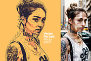 Vector Portrait Photo Effect, an Action Add-On by Amorjesu.com (Thumbnail 19 of 28)
