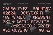 Psygen – Modern Pixel Font, a Sans Serif Font by Zarma Type (Thumbnail 10 of 12)