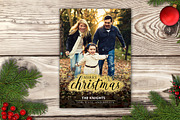 Christmas Card Template - Shimmer, a Card Template by Nathan Knight Design (Thumbnail 2 of 3)