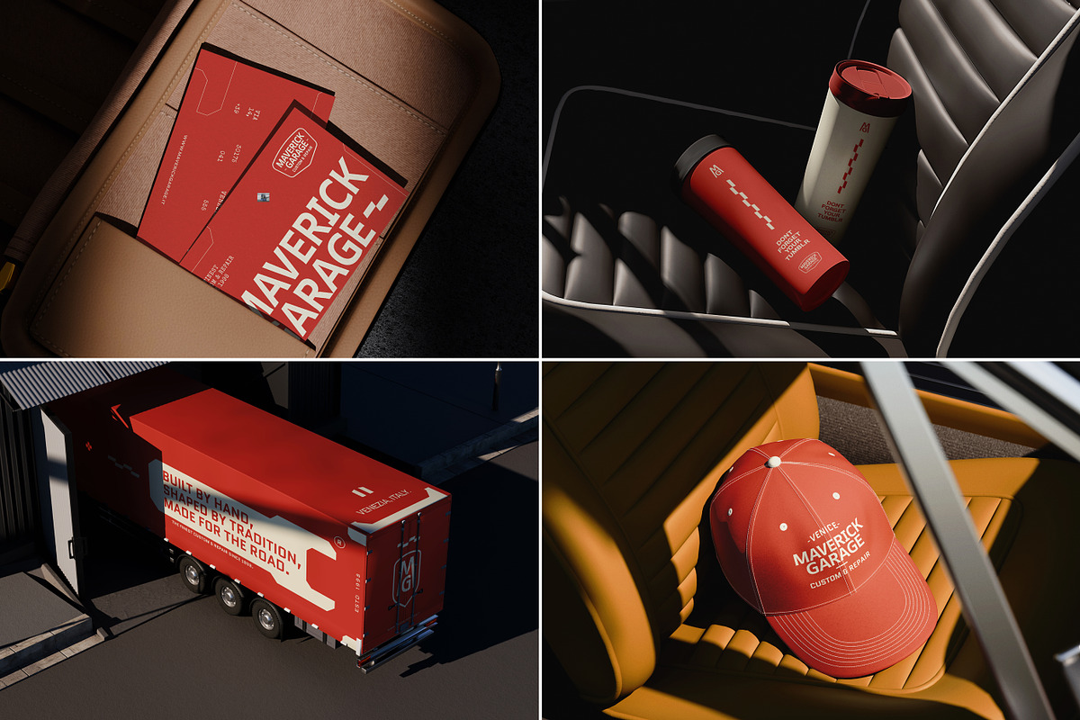 Automotive Vehicle Mockups, a Mockup by Vitora Mockup (Photo 4 of 15)