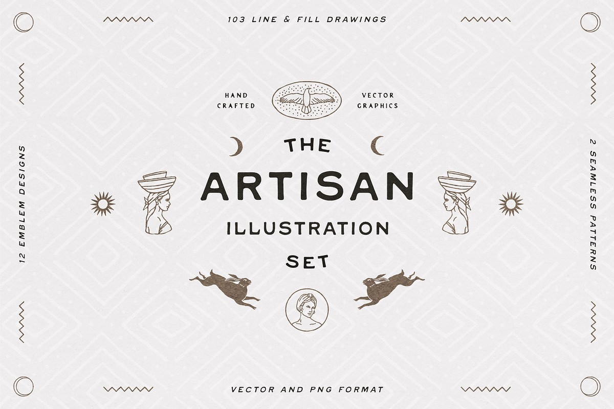 Artisan Illustration and Emblem Set, an Object Graphic by rouxsupplyco (Photo 1 of 18)