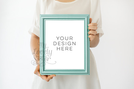 Green frame mock up