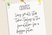 Morning blue sky, a Handwritten Font by cocodesign (Thumbnail 6 of 8)