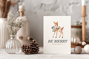 Woodland Deer Clipart, a Seasonal Illustration by Housui Patterns (Thumbnail 10 of 13)