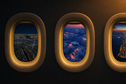 Airplane Window Photo Effect, a Social Media Template by DesignerCandies (Thumbnail 2 of 4)